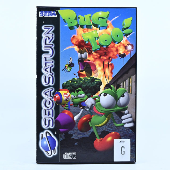 Bug Too! - Sega Saturn Game + Manual - PAL - MINT DISC!