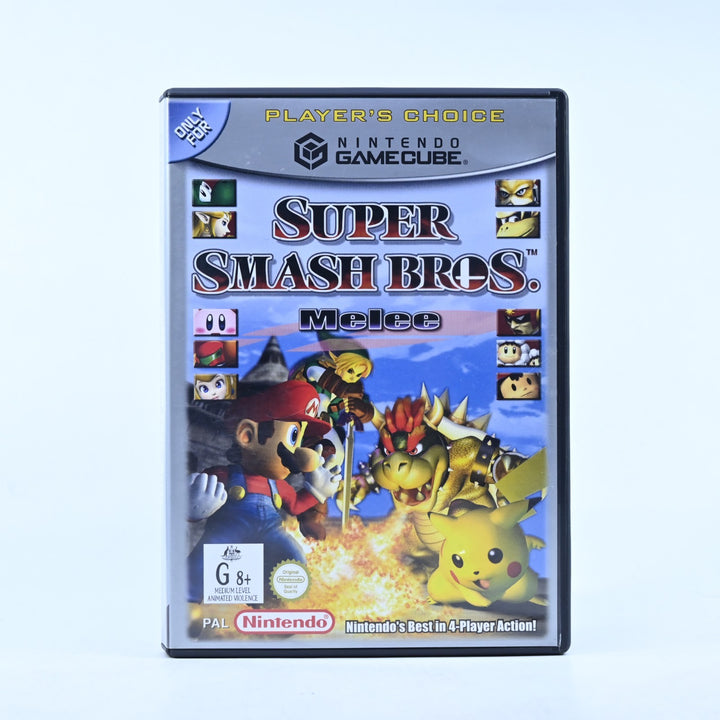 Super Smash Bros. Melee - Nintendo Gamecube Game + Manual - PAL - FREE POST!