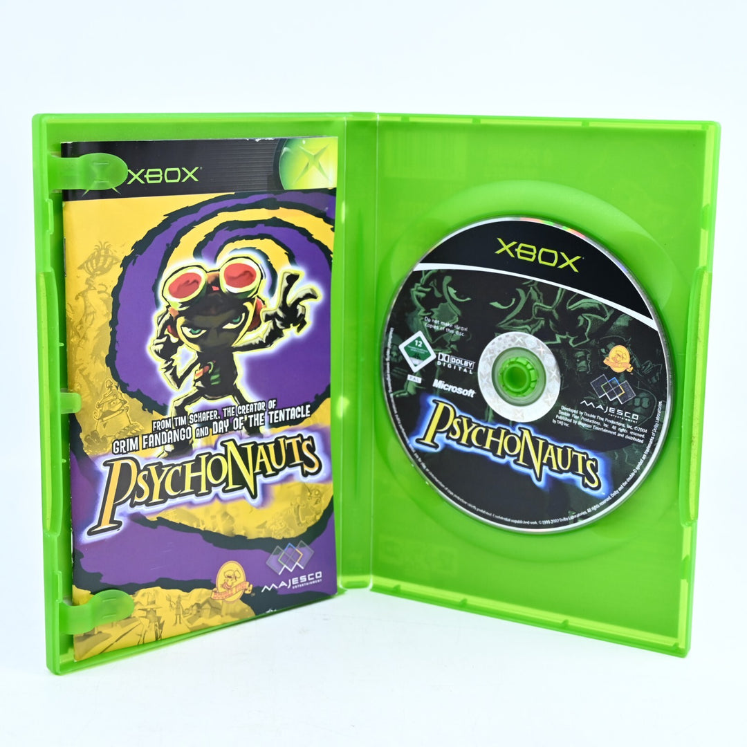PsychoNauts - Original Xbox Game + Manual - PAL - MINT DISC!