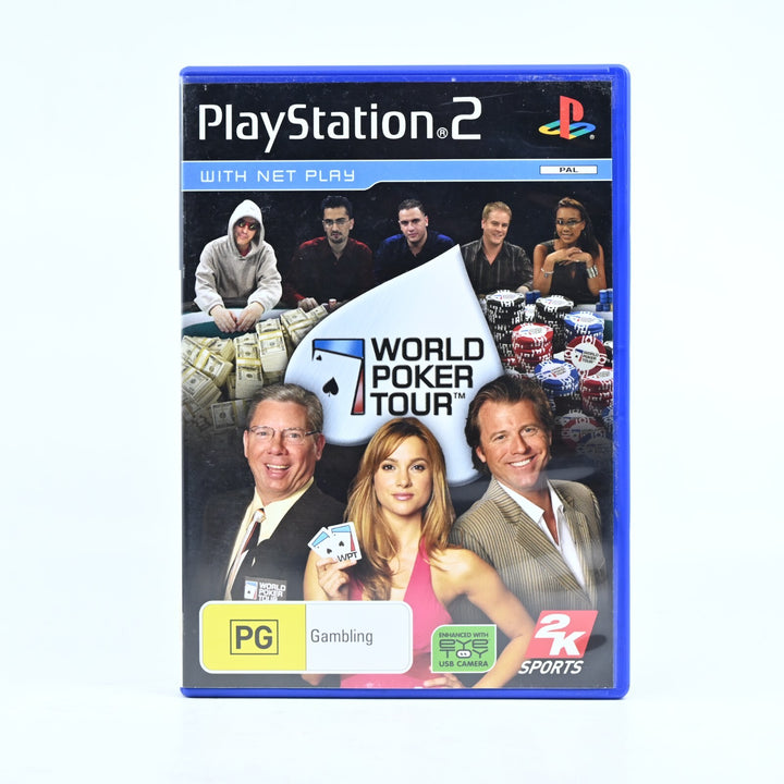 World Poker Tour - Sony Playstation 2 / PS2 Game + Manual - PAL