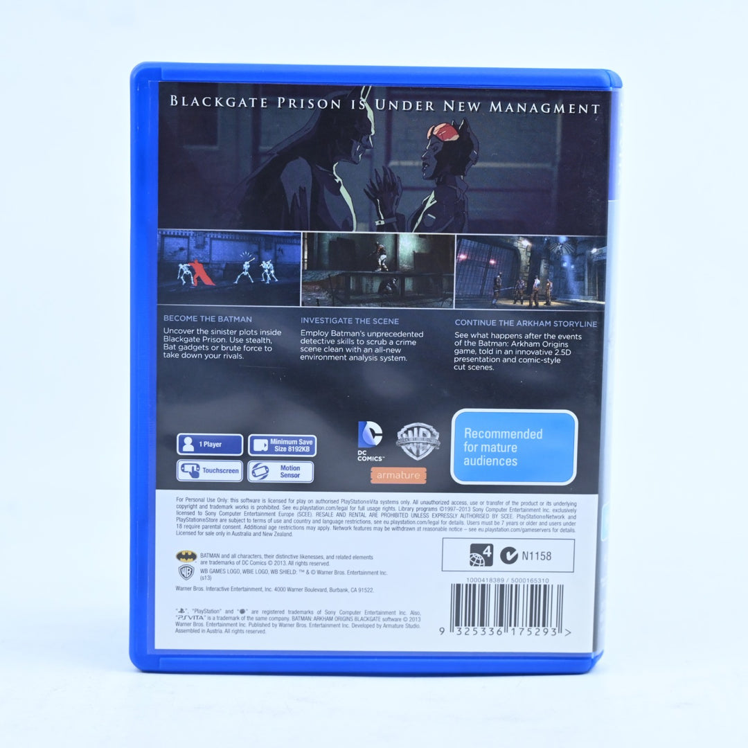 Batman Arkham Origins: Blackgate - Sony PS Vita Game - FREE POST!