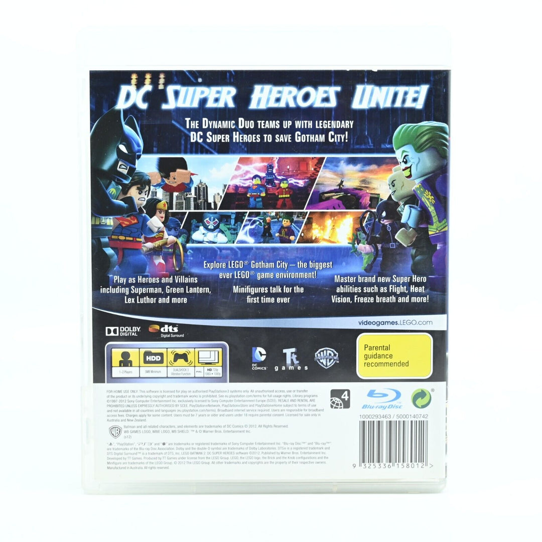 LEGO Batman 2: DC Super Heroes - Sony Playstation 3 / PS3 Game - MINT DISC!