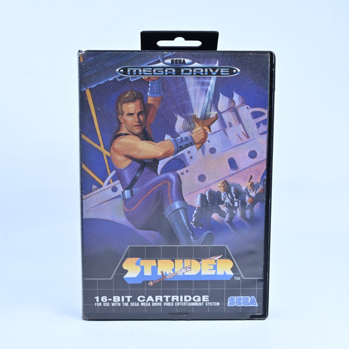 Strider - Sega Mega Drive Game + Manual - PAL - FREE POST!