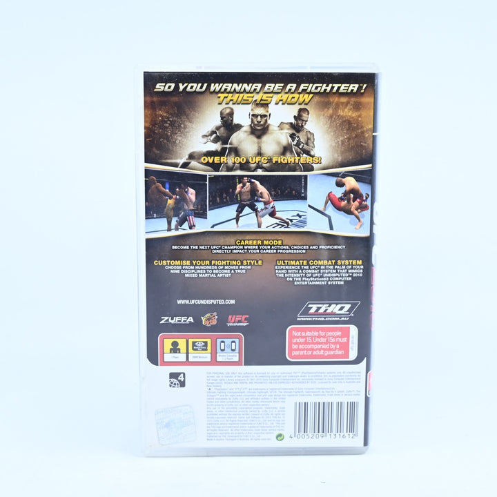 UFC Undisputed 2010 - Sony PSP Game + Manual - FREE POST!