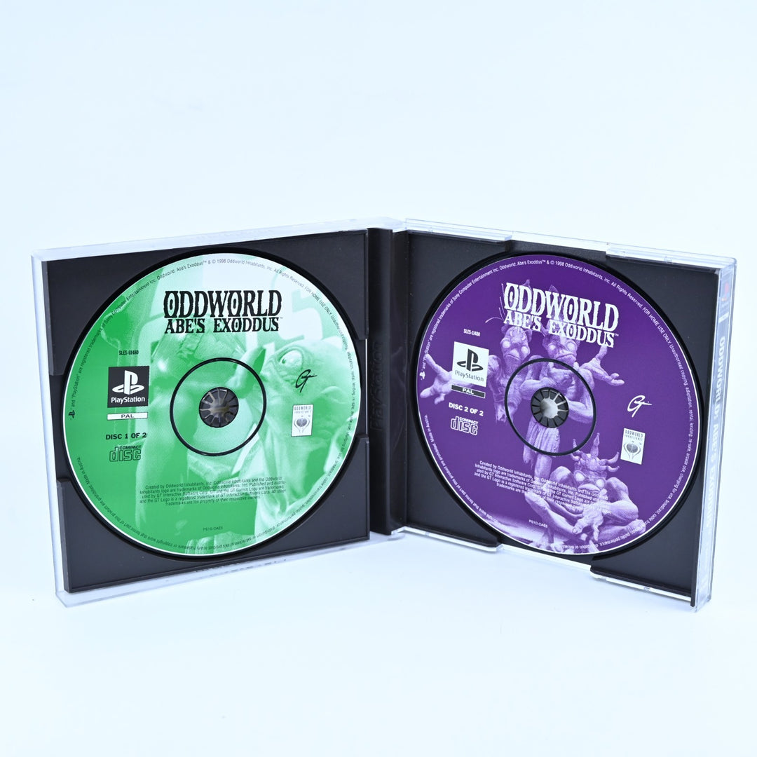 Oddworld: Abe's Exoddus - Sony Playstation 1 / PS1 Game - No Manual - MINT DISC!