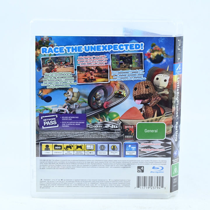 Little Big Planet Karting - Sony Playstation 3 / PS3 Game - FREE POST!