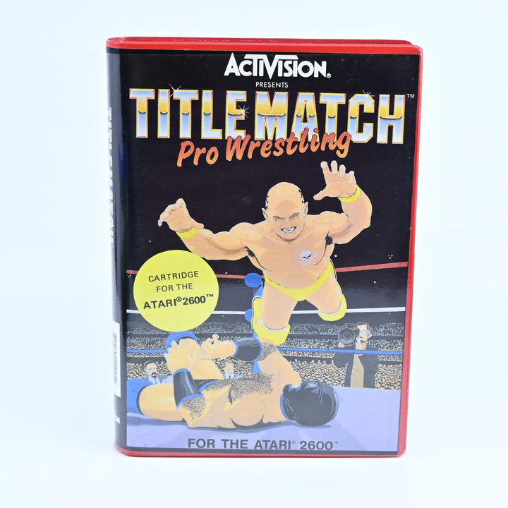 Title Match Pro Wrestling - Atari 2600 Boxed Game - PAL - FREE POST!