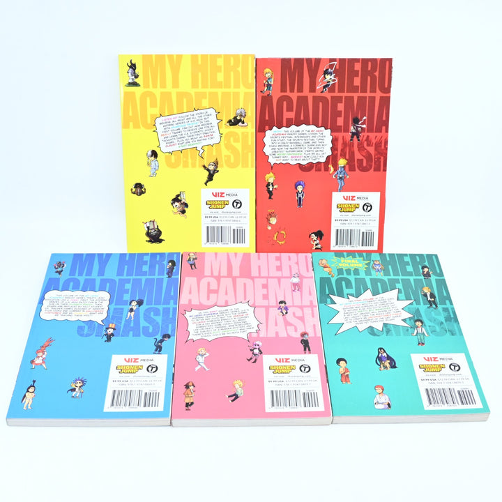 COMPLETE SET! - My Hero Academia SMASH! Vol. 1-5 - Viz Media - Manga