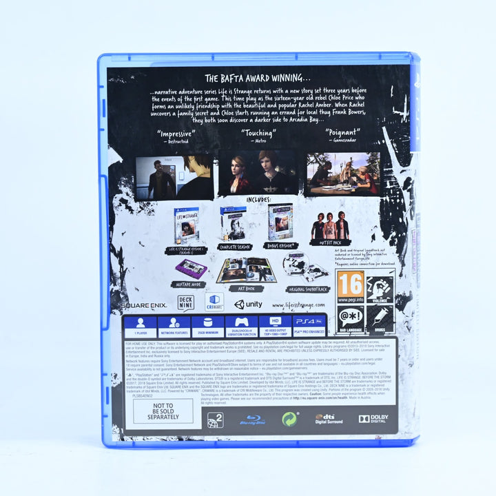 LIKE NEW! Life is Strange: Before the Storm - Sony Playstation 4 / PS4 Game