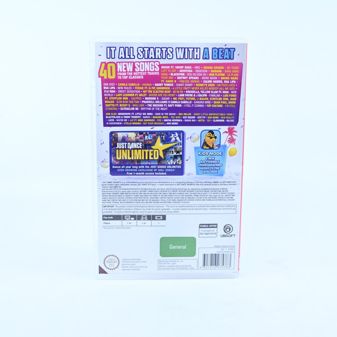 Just Dance 2019 - Nintendo Switch Game - FREE POST!