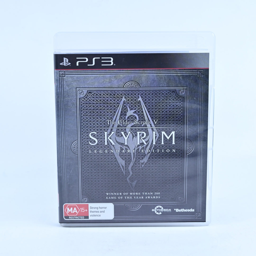 The Elder Scrolls V: Skyrim - Legendary Edition - PS3 Game + Manual - MINT DISC!