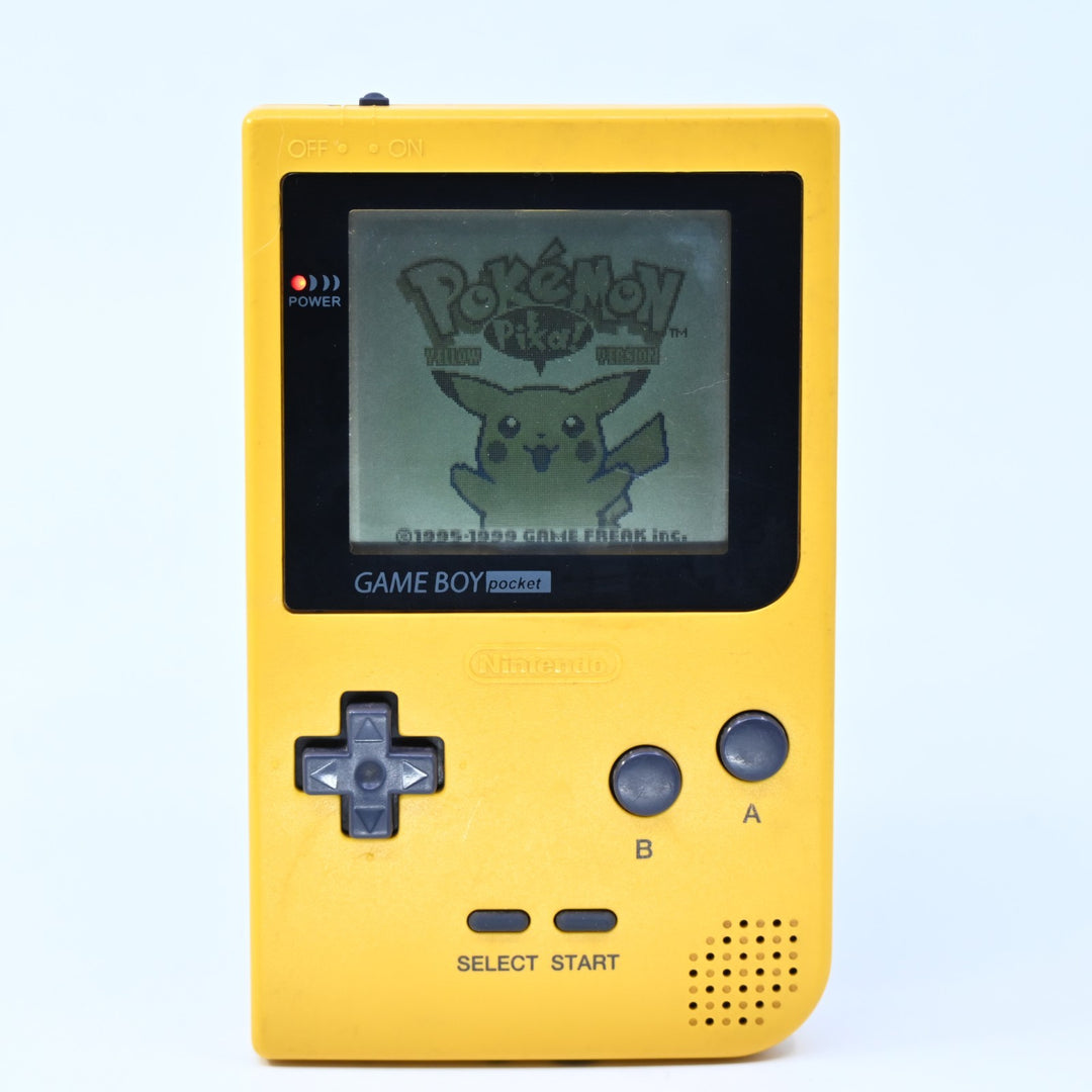 Yellow Nintendo Gameboy Pocket Console - MGB-001 - FREE POST!