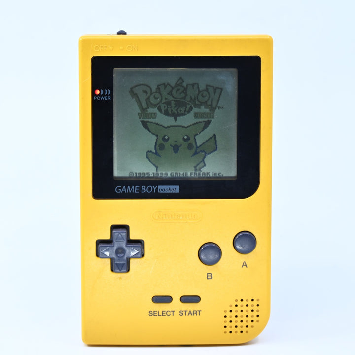Yellow Nintendo Gameboy Pocket Console - MGB-001 - FREE POST!