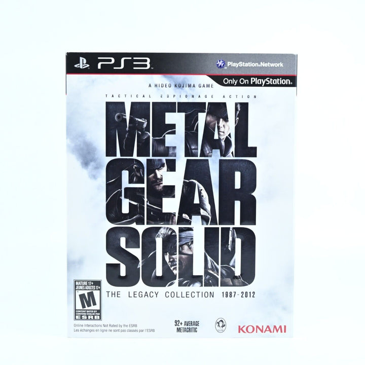 Metal Gear Solid: Legacy Collection 1987 to 2012 + Slip + Book - Sony PS3 Game