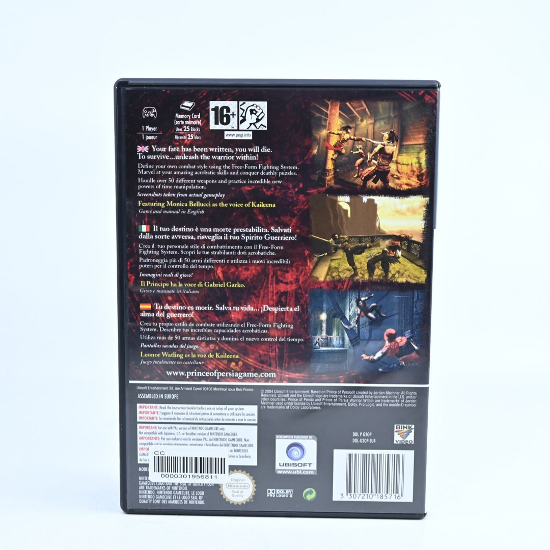 Prince of Persia: Warrior Within - Nintendo Gamecube Game + Manual - PAL