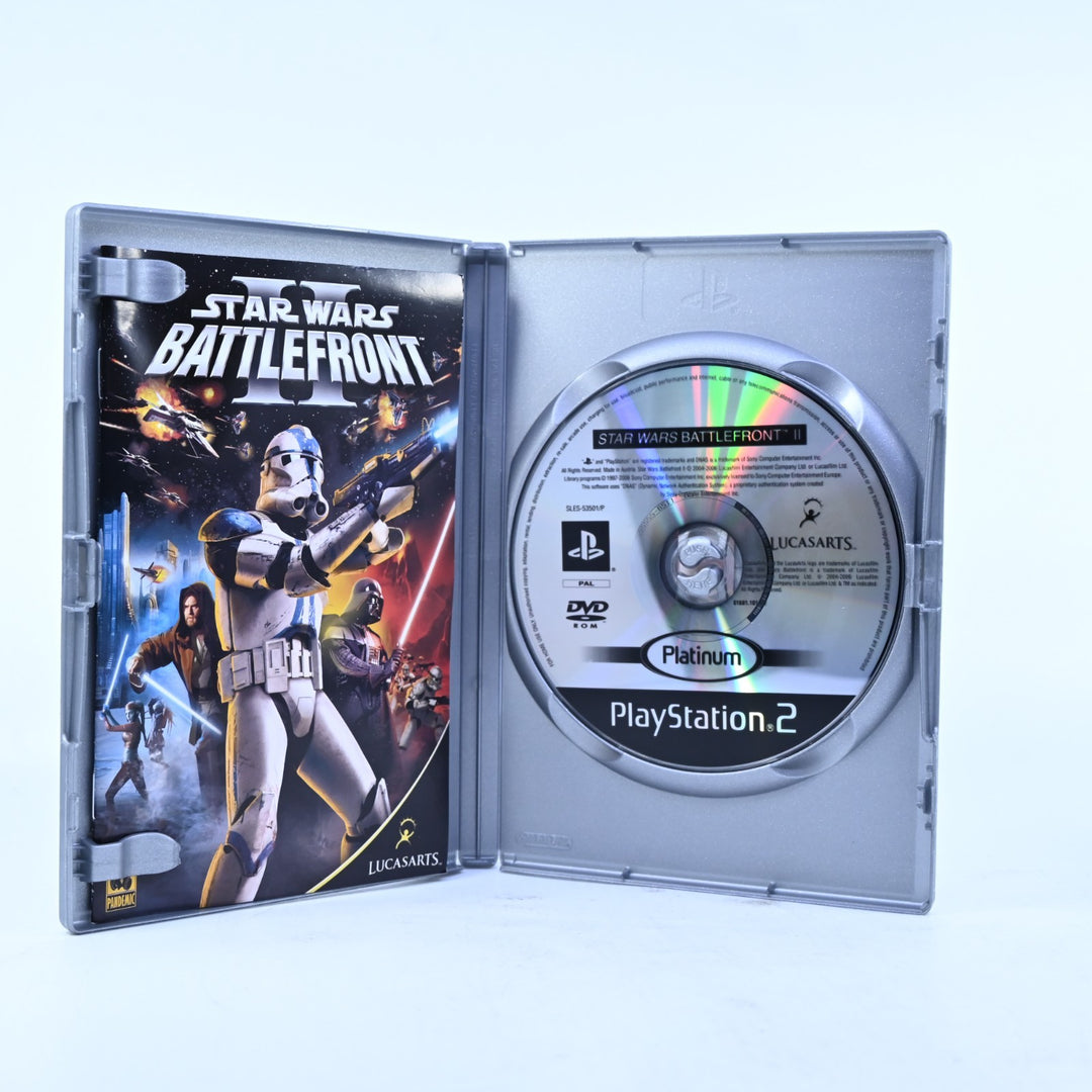 Star Wars Battlefront II - Sony Playstation 2 / PS2 Game + Manual - PAL