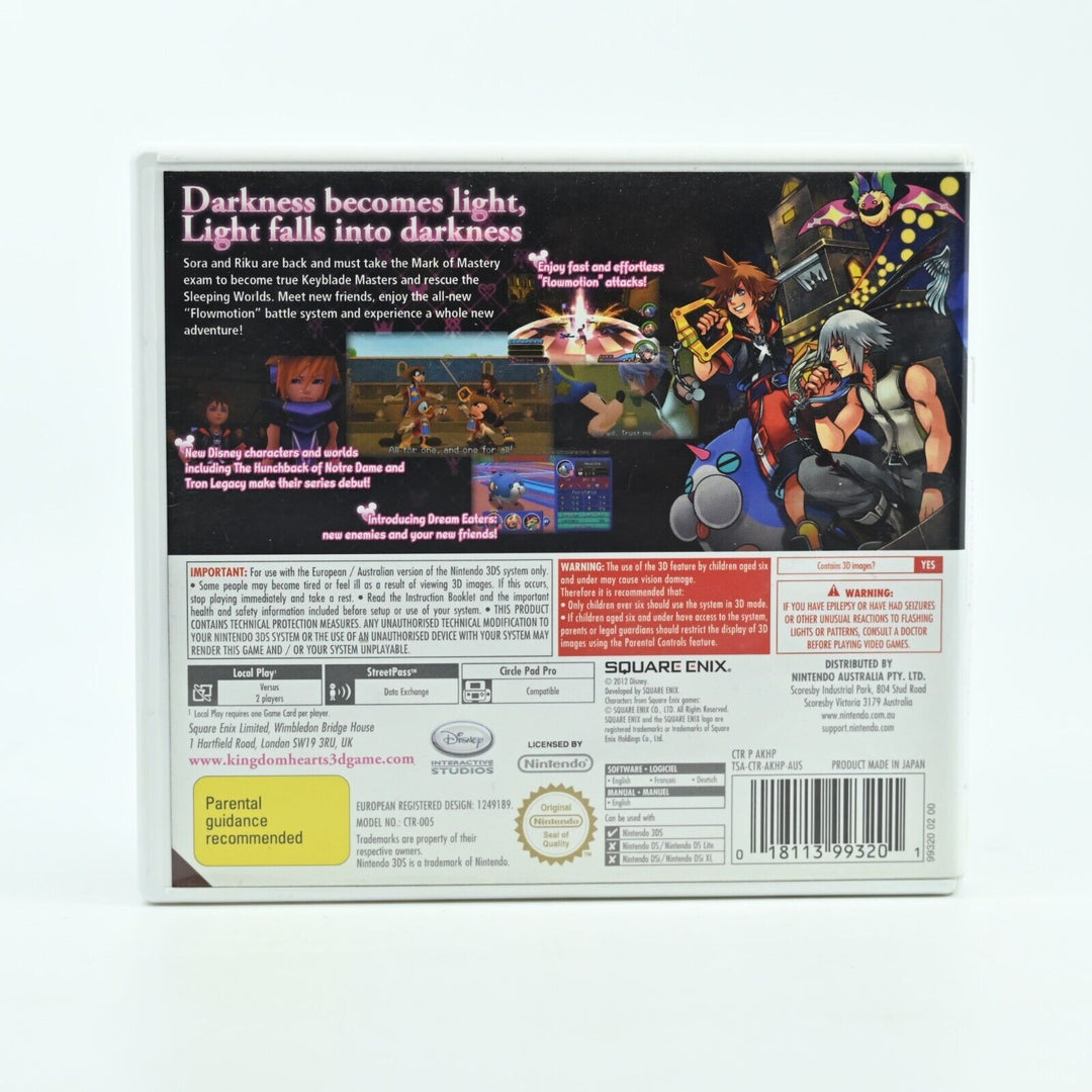 Kingdom Hearts 3D: Dream Drop Distance - Nintendo 3DS Game - PAL - FREE POST!