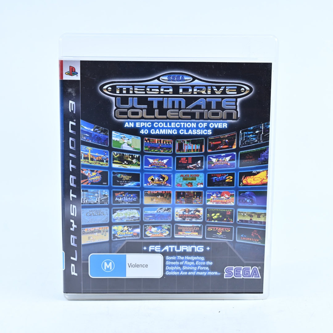 SEGA Mega Drive: Ultimate Collection - Sony Playstation 3 / PS3 Game + Manual