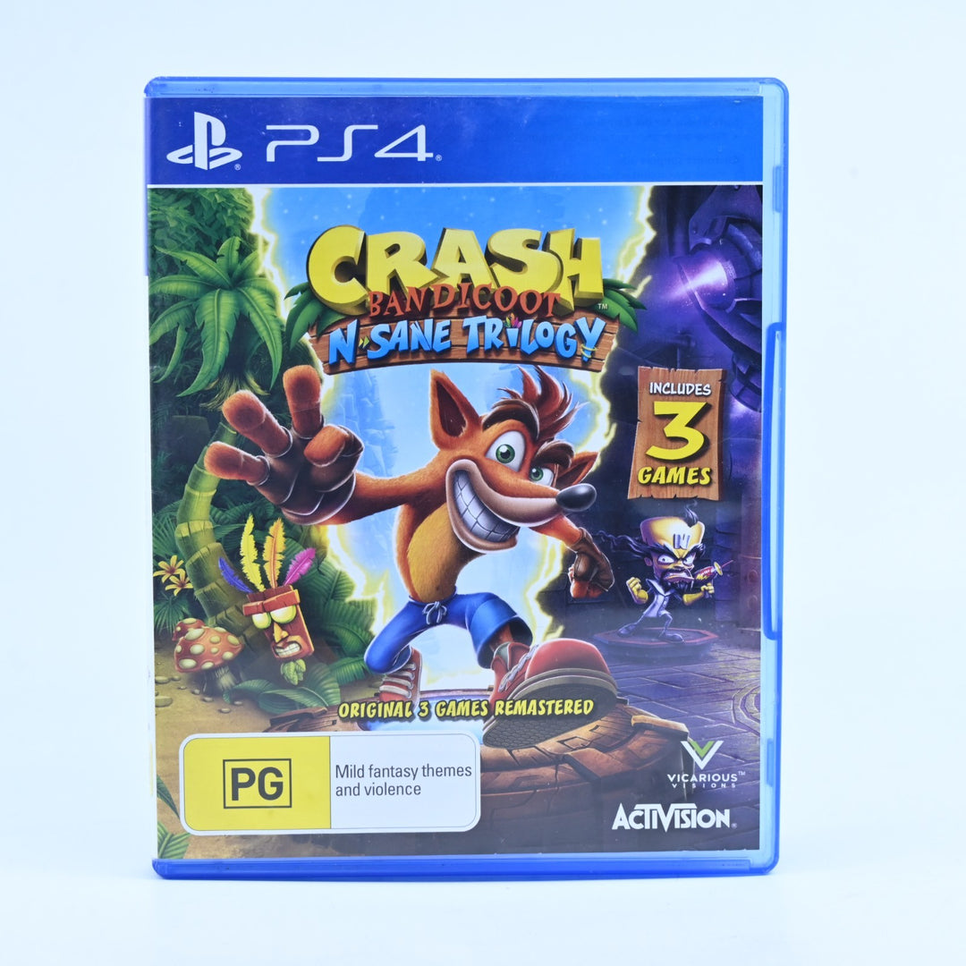 Crash Bandicoot: N Sane Trilogy - Sony Playstation 4 / PS4 Game - FREE POST!
