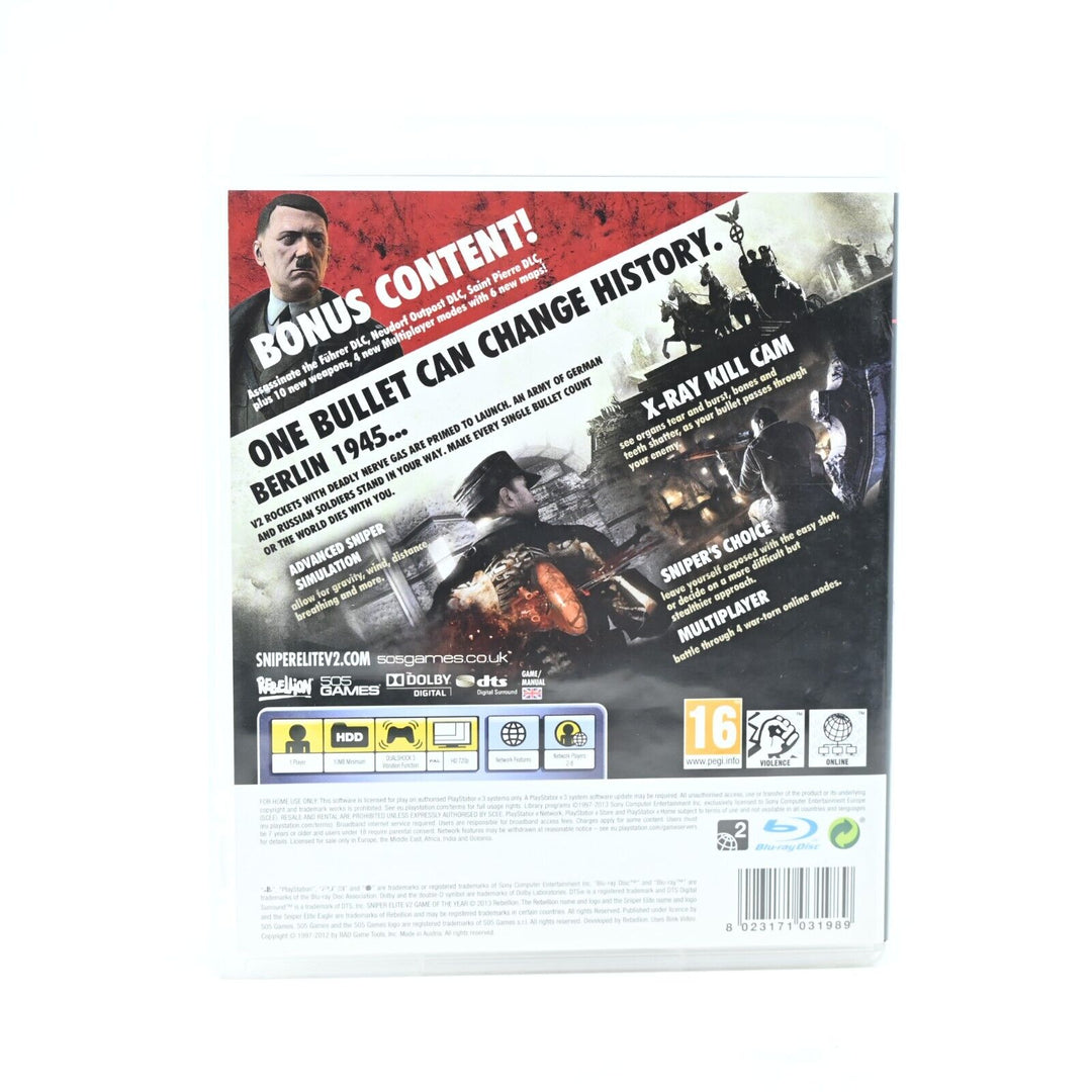 Sniper Elite V2 GOTY Edition - Sony Playstation 3 / PS3 Game + Manual