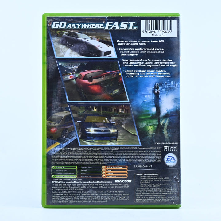 Need for Speed Underground 2 - Original Xbox Game - No Manual - PAL