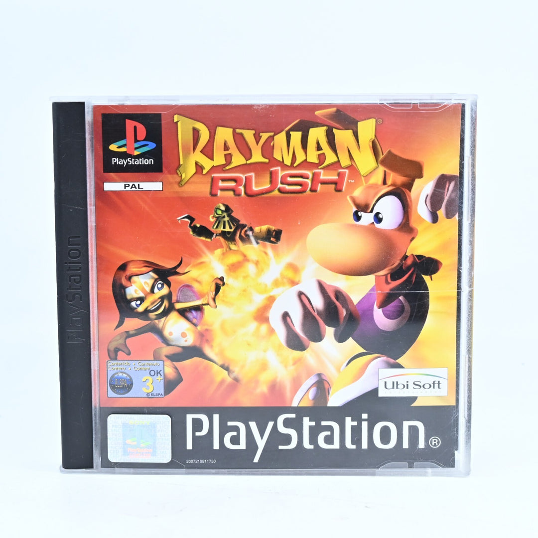 Rayman Rush - Sony Playstation 1 / PS1 Game + Manual - PAL - MINT DISC!