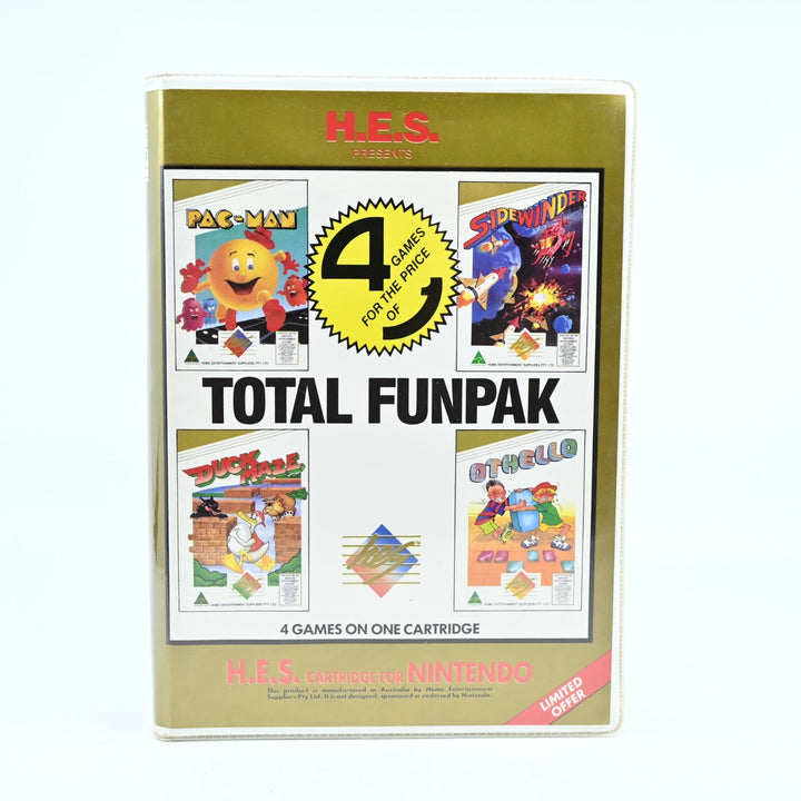 Total Funpak - Piggy Back Cartridge- H.E.S / NES Game - PAL