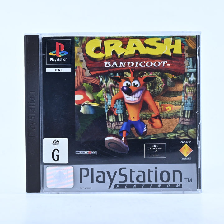 Crash Bandicoot - Sony Playstation 1 / PS1 Game + Manual - PAL
