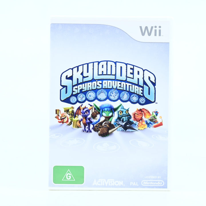 Skylanders: Spyro's Adventure - Nintendo Wii Game - PAL - MINT DISC!