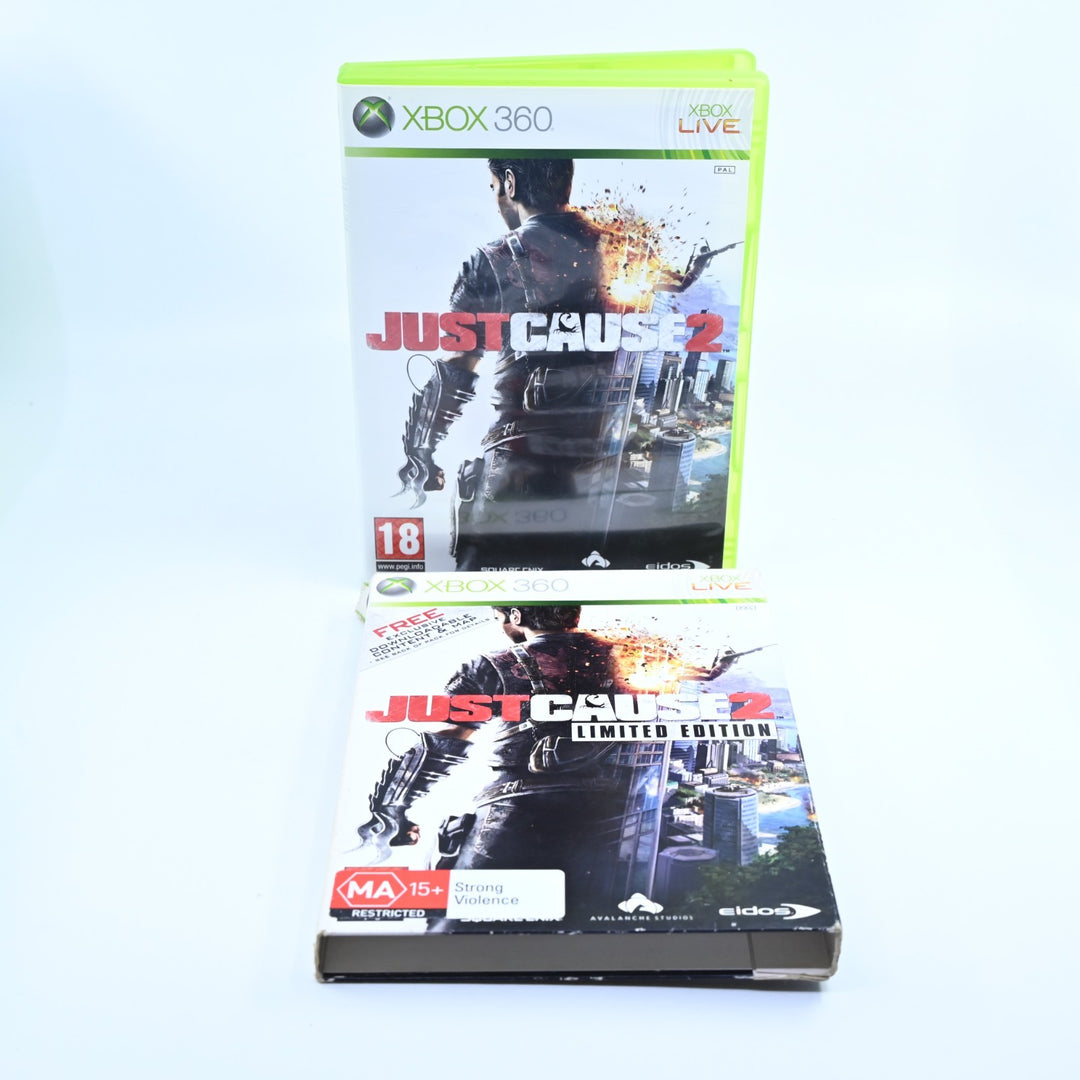 Just Cause 2 - Limited Edition - Xbox 360 Game + Manual - PAL - MINT DISC!