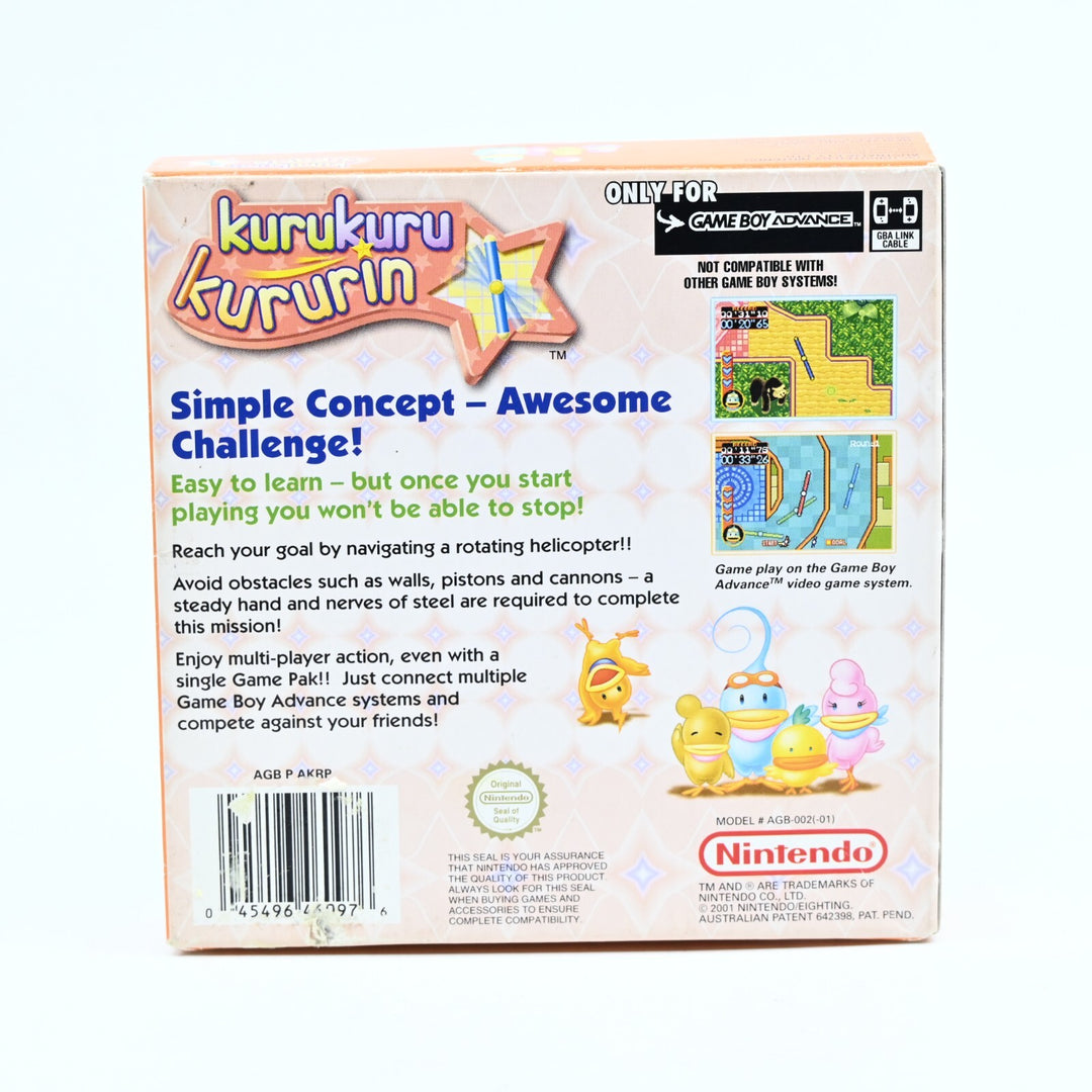 Kurukuru Kururin - Nintendo Gameboy Advance / GBA Boxed Game - PAL - No Manual