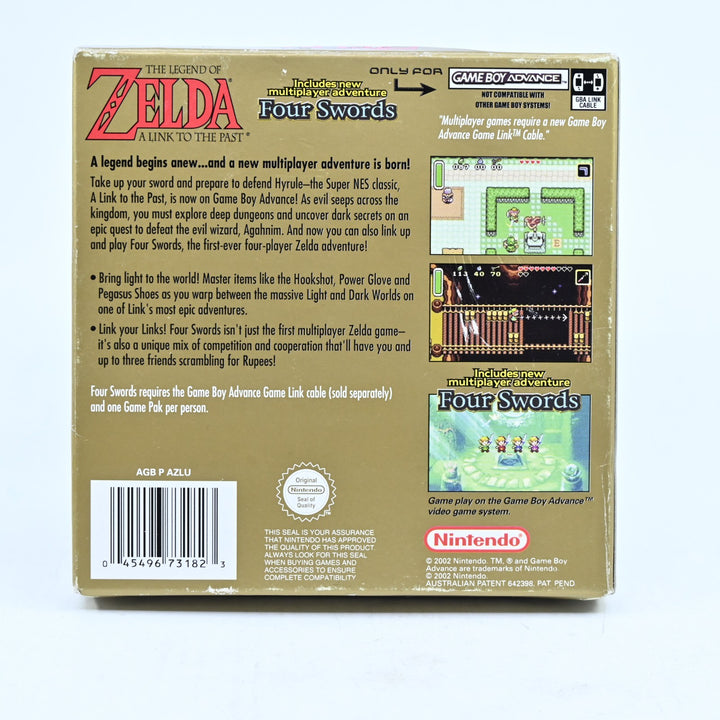 The Legend of Zelda: A Link to the Past - Four Swords - GBA Boxed Game - PAL