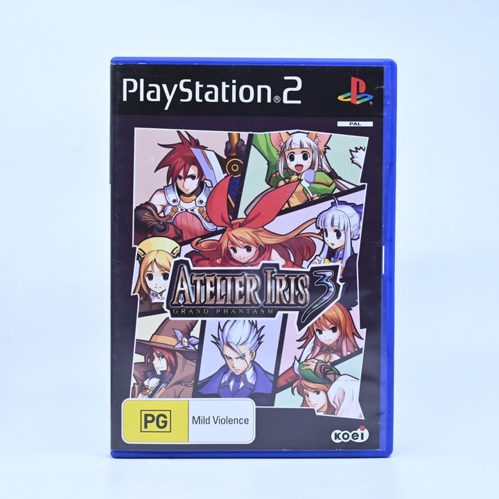 Atelier Iris 3: Grand Phantasm - Sony Playstation 2 / PS2 Game + Manual - PAL