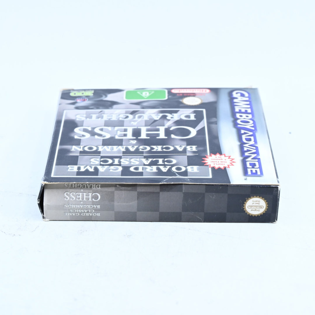 Board Game Classics: Backgammon & Chess & Draughts - GBA Boxed Game - PAL