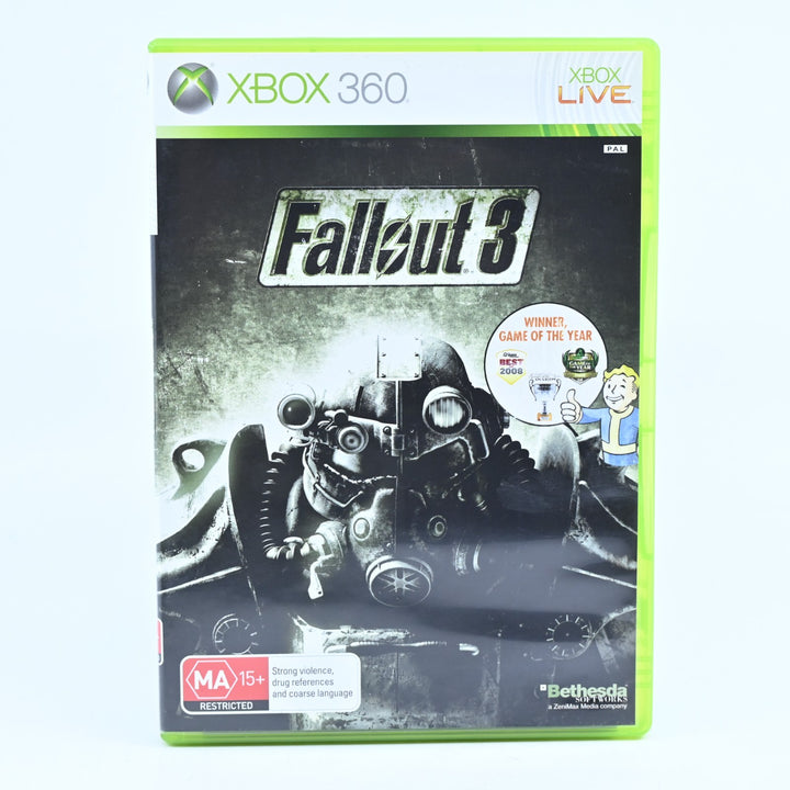 Fallout 3 - Xbox 360 Game + Manual - PAL - MINT DISC!