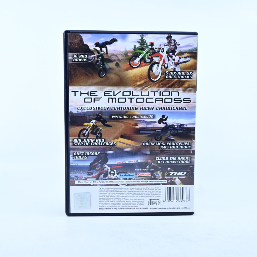 MX2002 featuring Ricky Carmichael - Sony Playstation 2 / PS2 Game + Manual