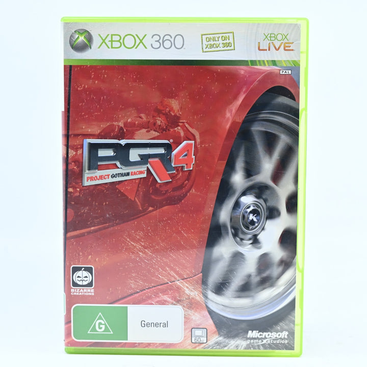 Project Gotham Racing 4 - PGR 4 - Xbox 360 Game + Manual - PAL