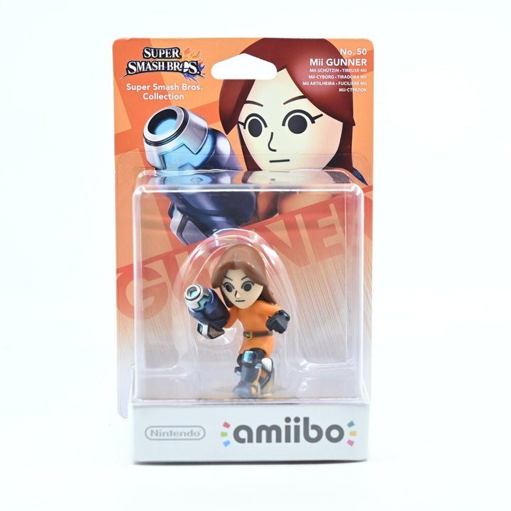 SEALED! Mii Gunner Amiibo - Super Smash Bros. Collection No. 50 - Toy