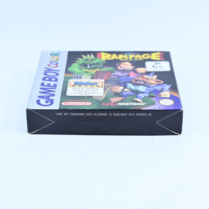 Rampage World Tour - Nintendo Gameboy Color Boxed Game - PAL - FREE POST!