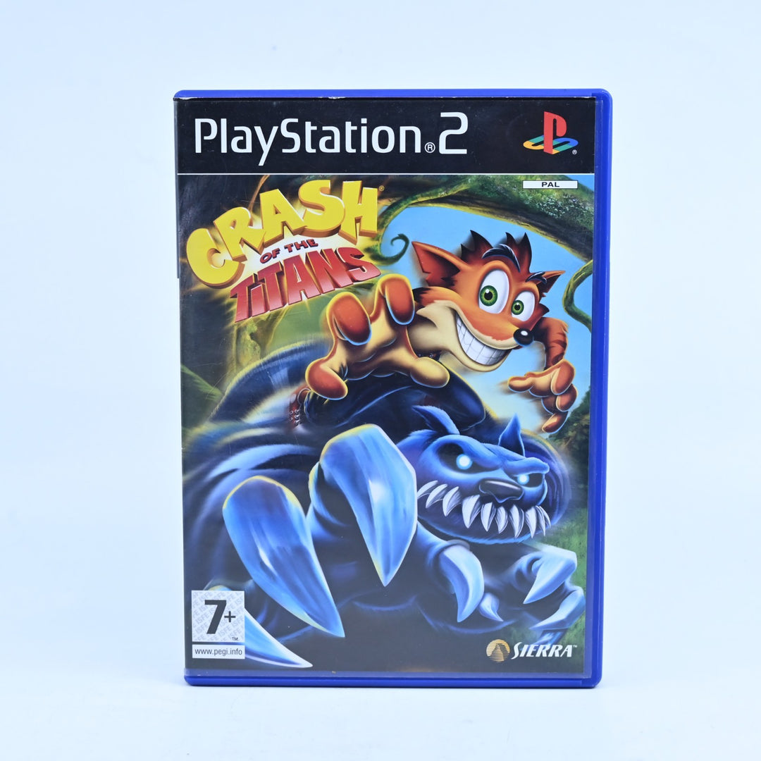 Crash of the Titans - Sony Playstation 2 / PS2 Game + Manual - PAL - MINT DISC!