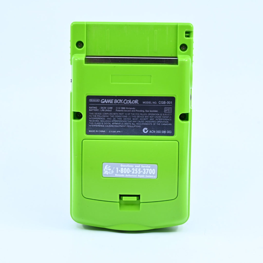 Lime Green (Kiwi) Nintendo Gameboy Color Console - CGB-001 - FREE POST!