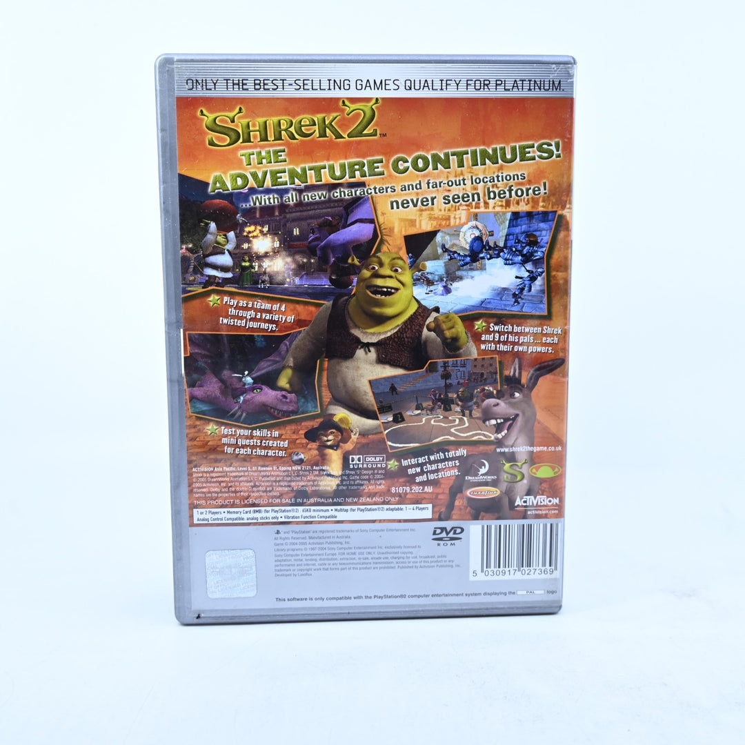 Shrek 2 - Sony Playstation 2 / PS2 Game + Manual - PAL - MINT DISC!