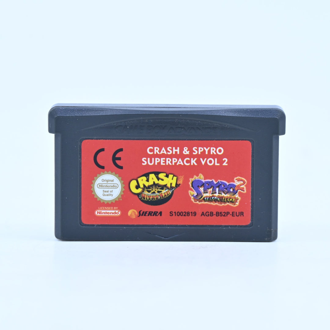 Crash & Spyro Super Pack Volume 2 - Nintendo Gameboy Advance / GBA Boxed Game