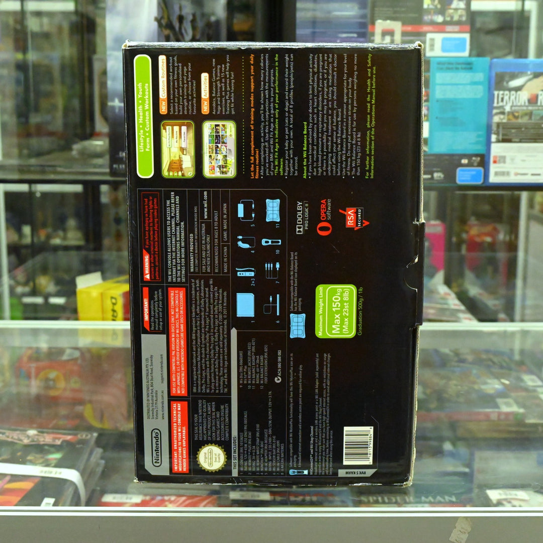 Black Wii Fit Plus Pack - Nintendo Wii Boxed Console - PAL - FREE POST!