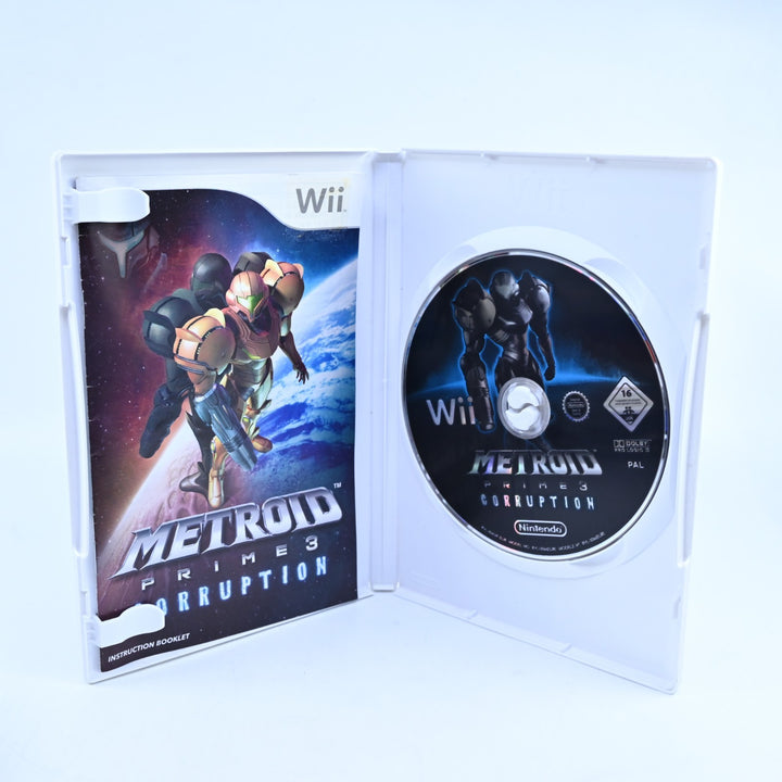 Metroid Prime 3: Corruption - Nintendo Wii Game - PAL - MINT DISC!