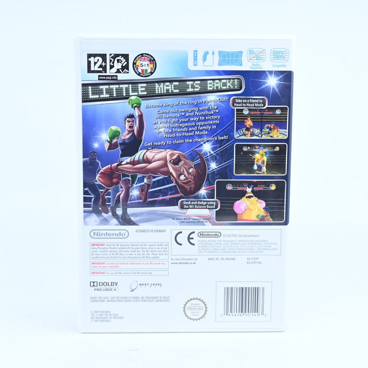 Punch Out!! - Nintendo Wii Game + Manual - PAL - MINT DISC!