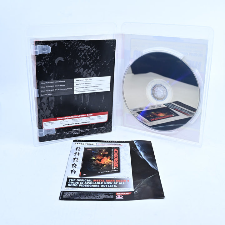 Metal Gear Solid 4: Guns of the Patriots - PS3 Game - Disc Only + Manual
