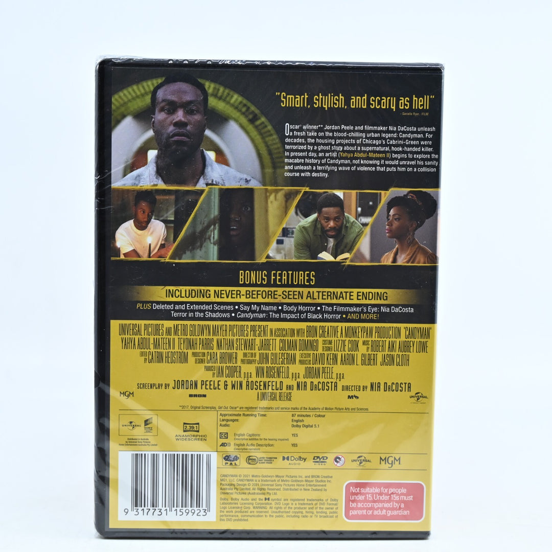 SEALED! Candyman 2021 - Regions 2 &amp; 4 - AUS PAL - DVD