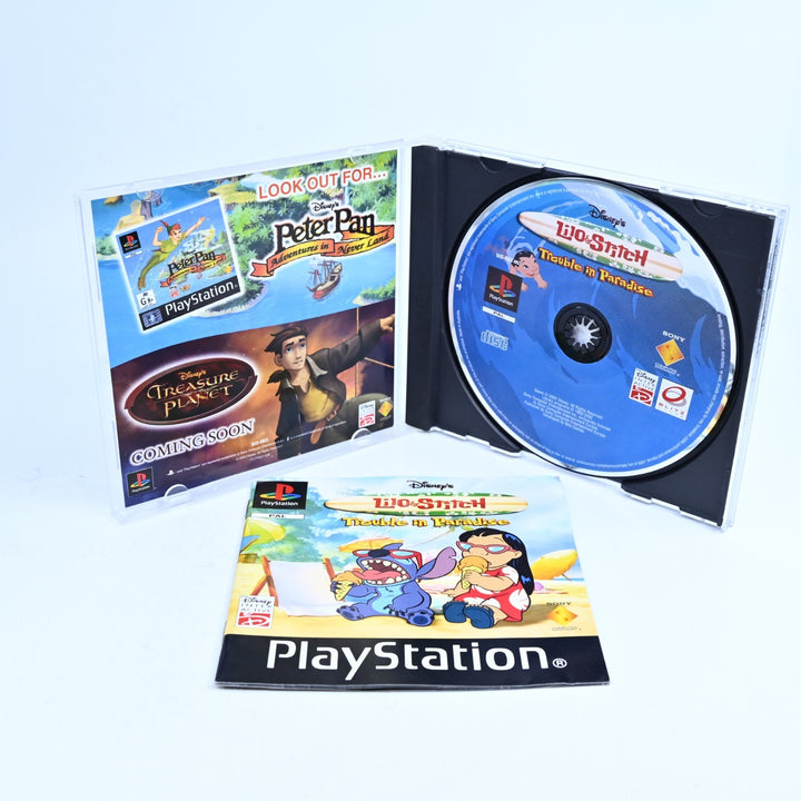 Lilo & Stitch: Trouble in Paradise - Sony Playstation 1 / PS1 Game + Manual PAL