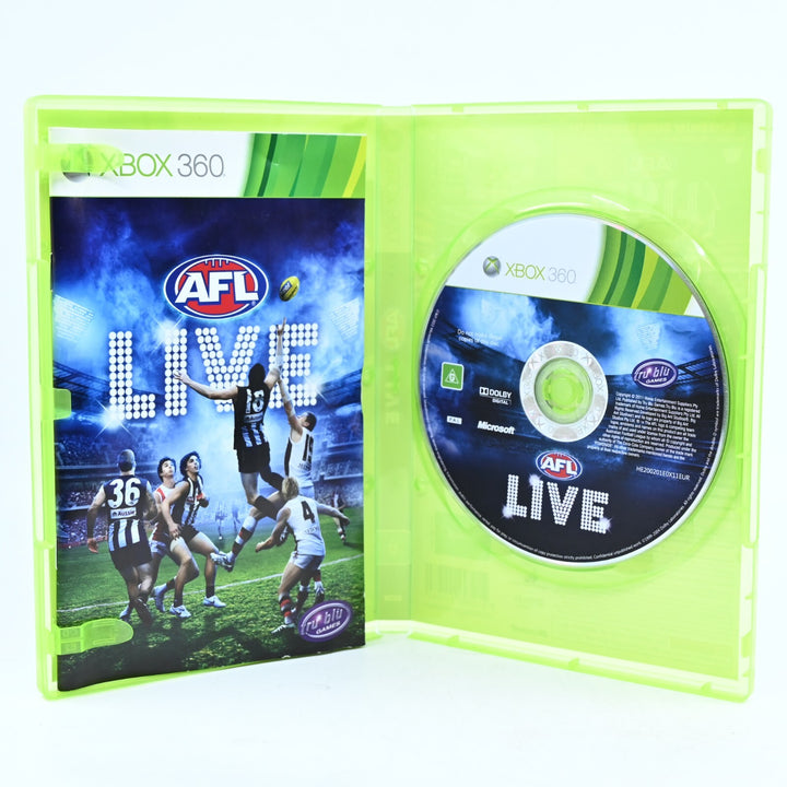 AFL Live: Game of The Year Edition - Xbox 360 Game + Manual - PAL